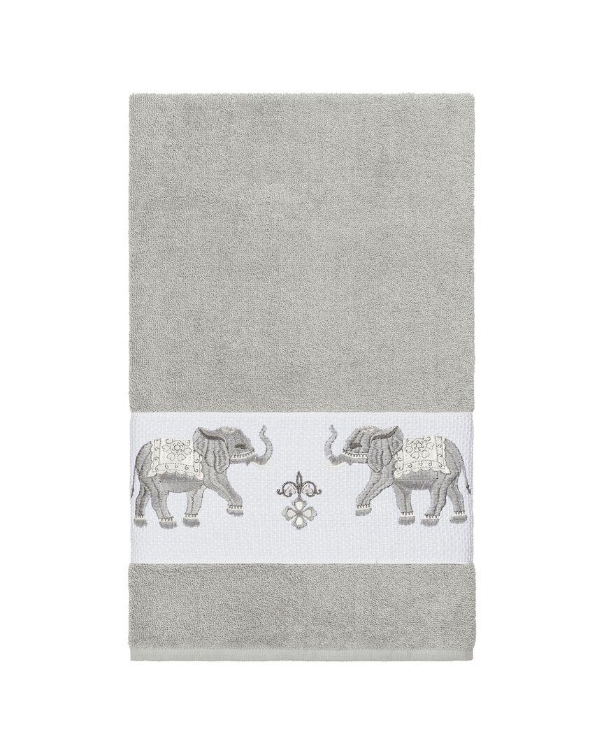 Linum Home Textiles Quinn Turkish Cotton Embellished Bath Towel