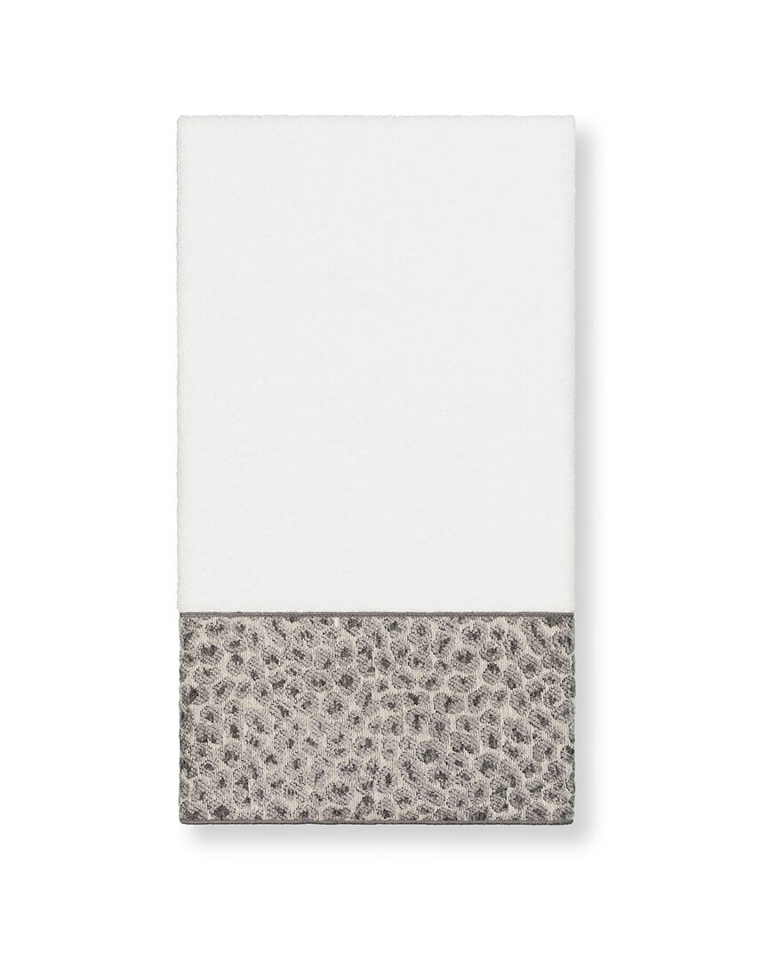 Linum Home Textiles Spots Turkish Cotton Embellished Bath Towel