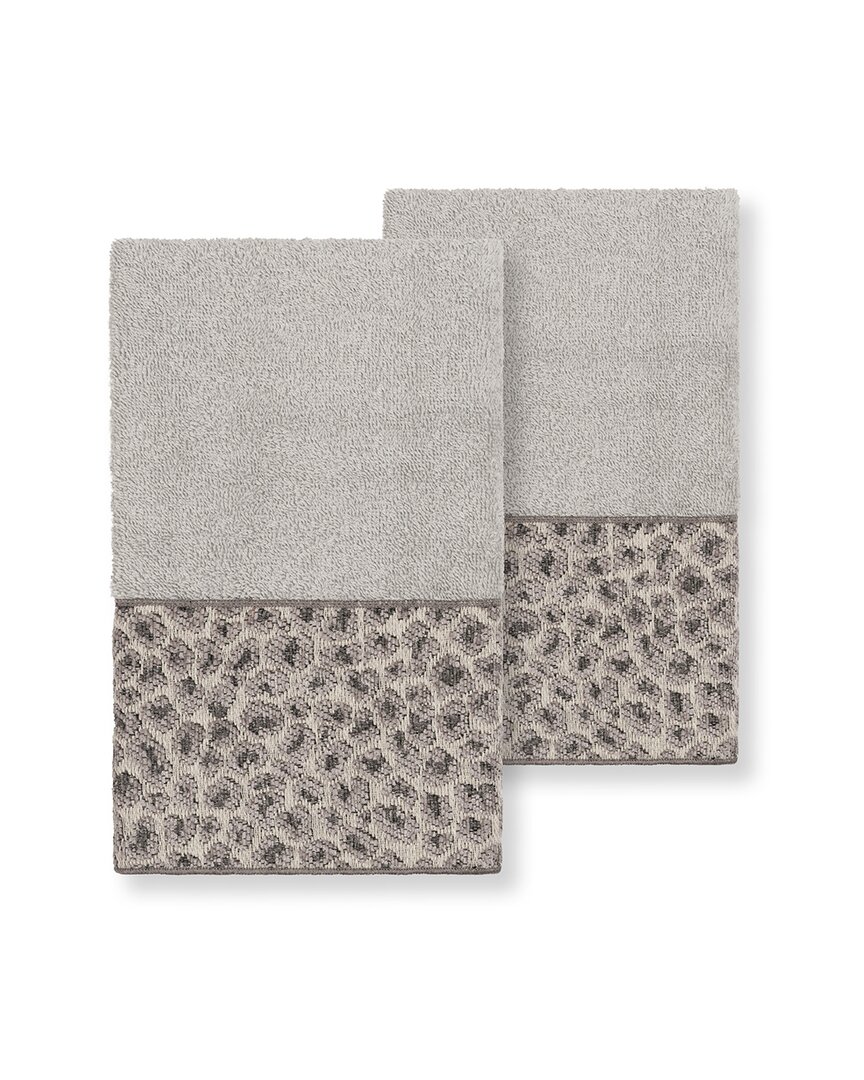 Shop Linum Home Textiles Spots Turkish Cotton 2pc Embellished Hand Towel Set