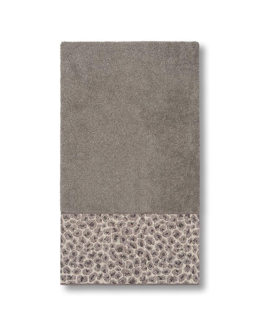 Linum Home Textiles Spots Turkish Cotton Embellished Bath Towel