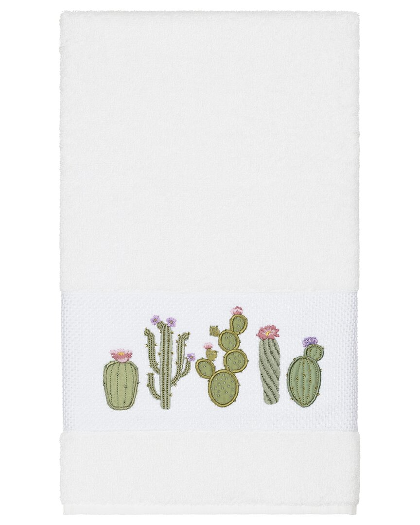 Linum Home Textiles Mila Turkish Cotton Embellished Bath Towel
