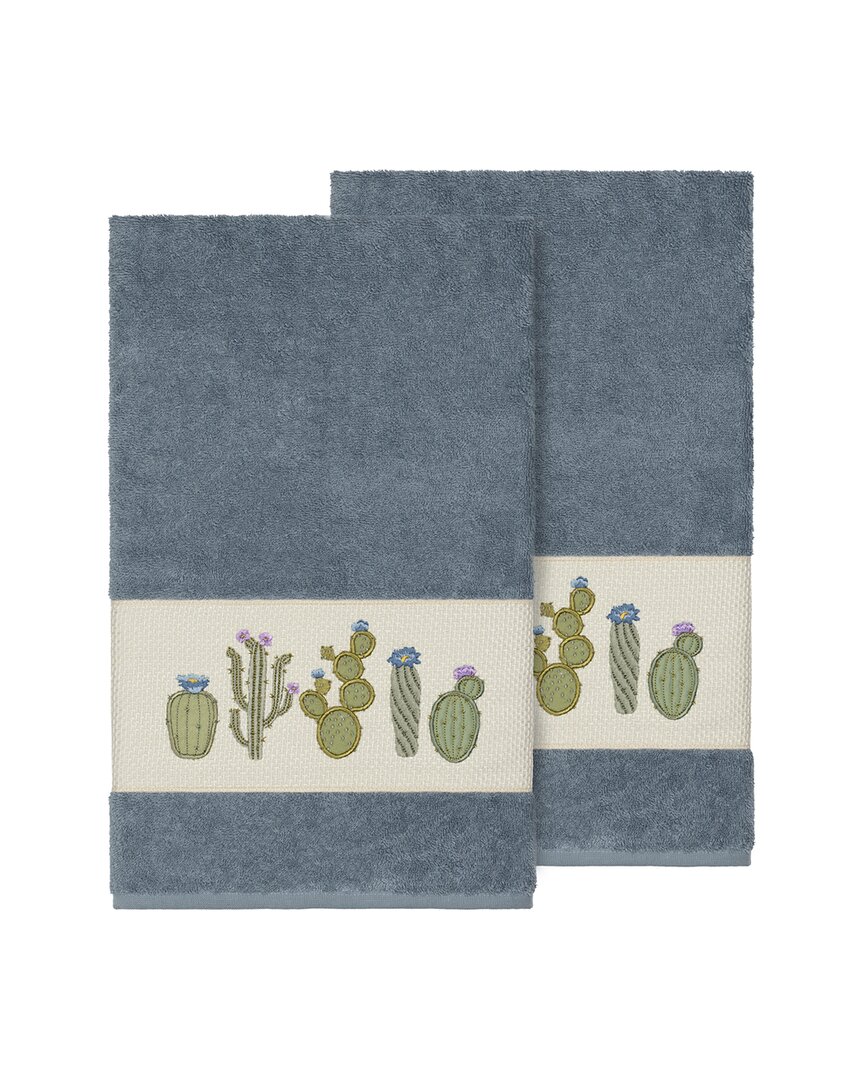 Shop Linum Home Textiles Mila Turkish Cotton 2pc Embellished Bath Towel Set