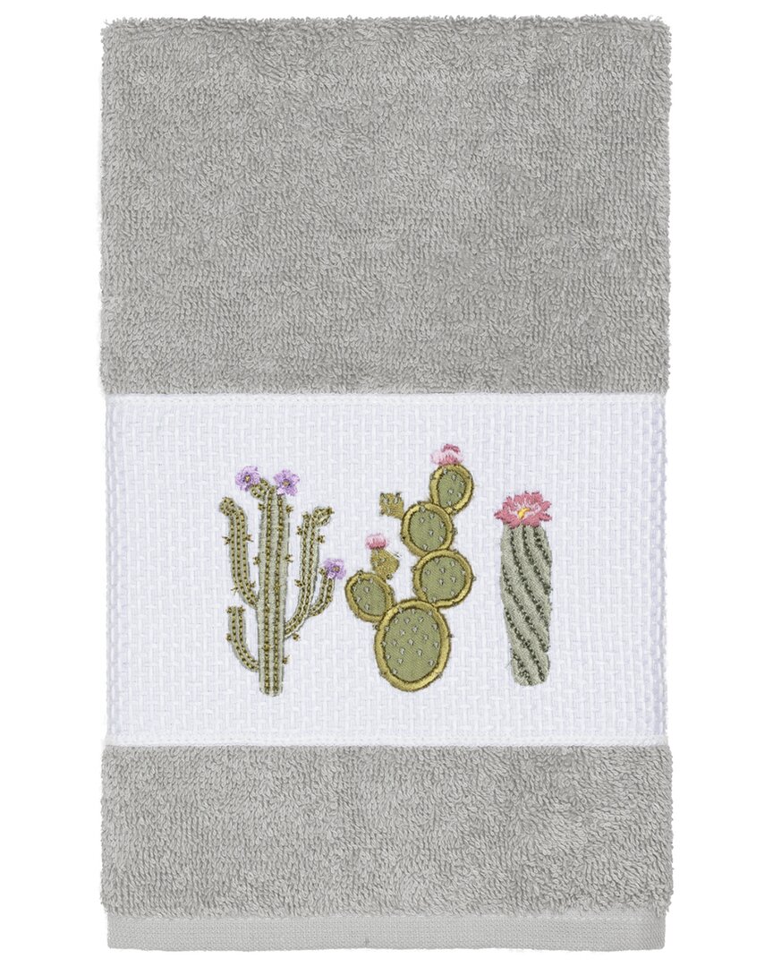 Linum Home Textiles Mila Turkish Cotton Embellished Hand Towel