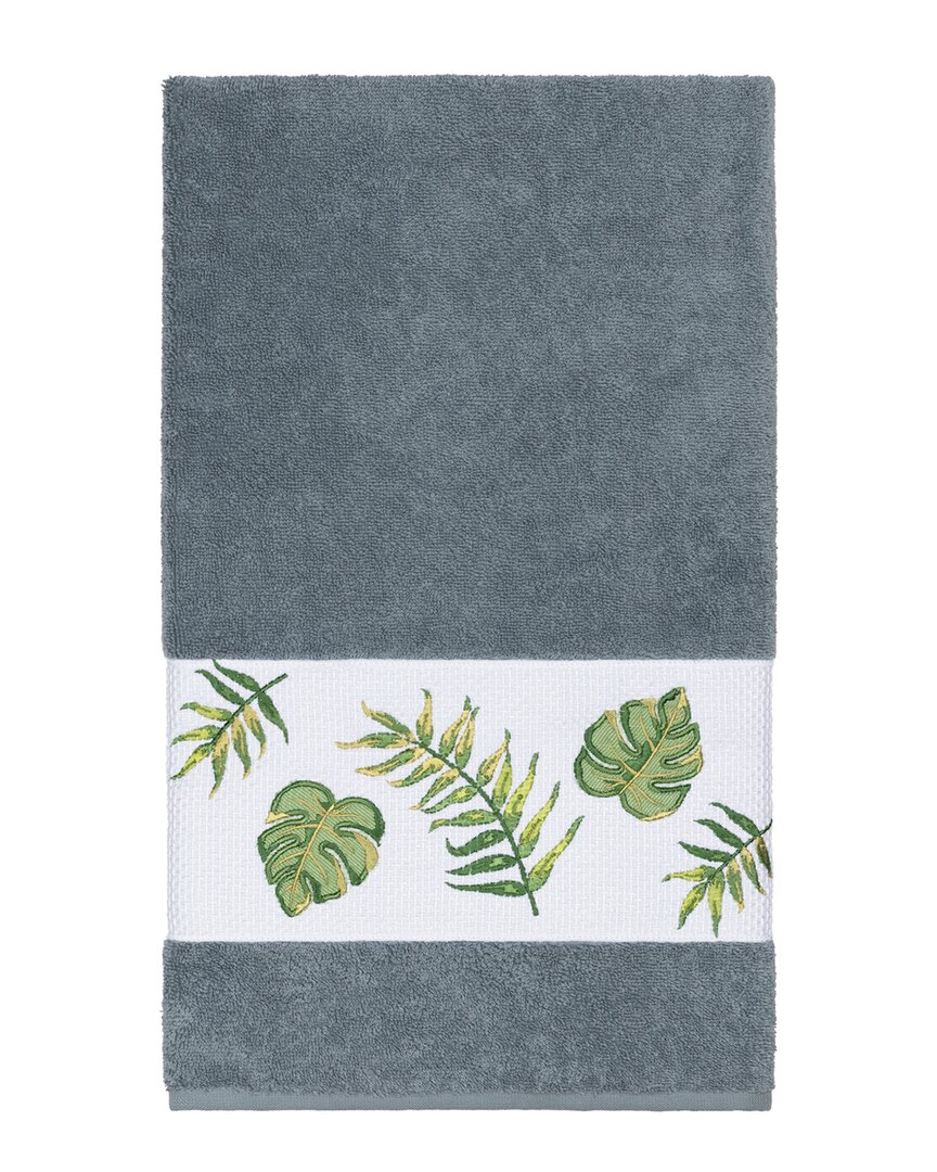 Linum Home Textiles Zoe Turkish Cotton Embellished Bath Towel