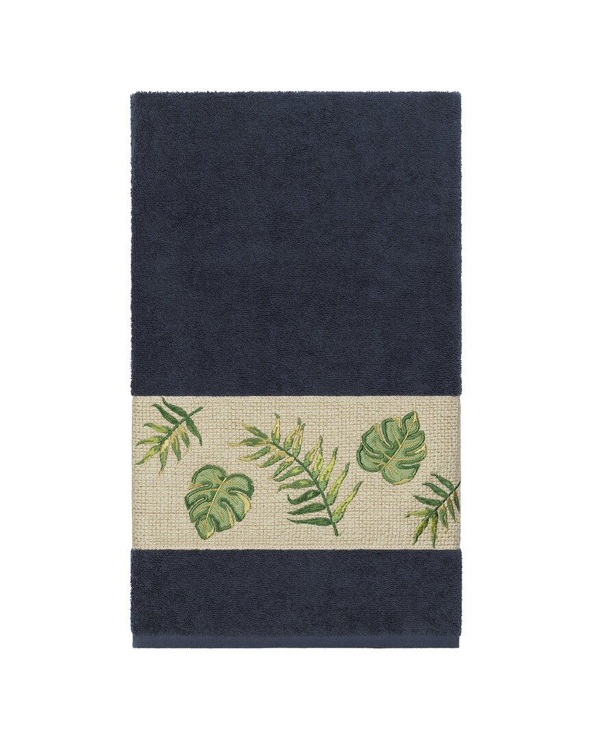 Linum Home Textiles Zoe Turkish Cotton Embellished Bath Towel