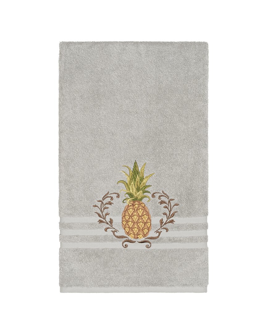 Linum Home Textiles Welcome Turkish Cotton Embellished Bath Towel