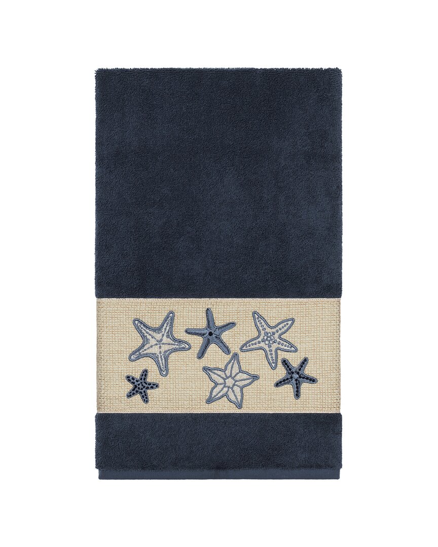 Linum Home Textiles Lydia Turkish Cotton Embellished Bath Towel