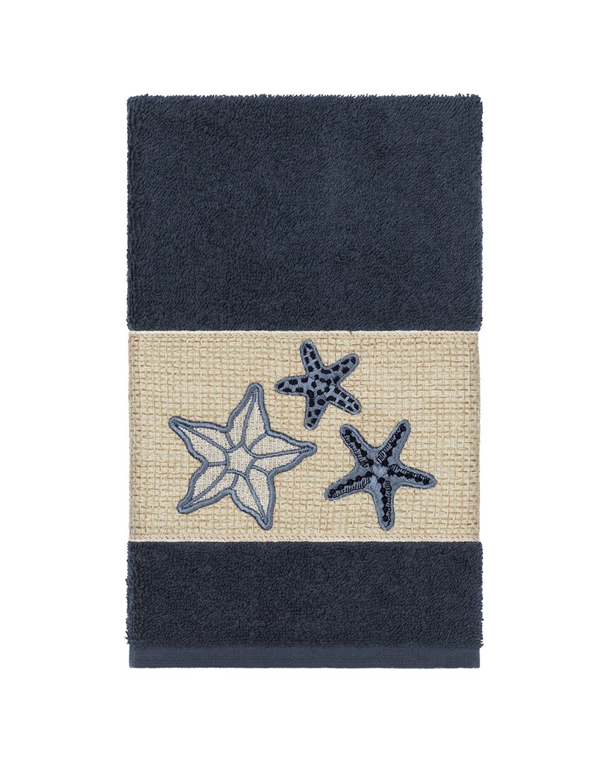Linum Home Textiles Lydia Turkish Cotton Embellished Hand Towel
