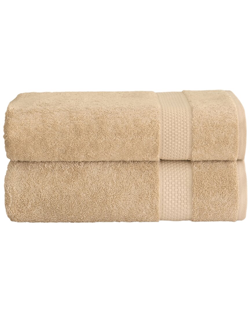 Linum Home Textiles Starlight Turkish Cotton Terry Bath Towels Set In Grey