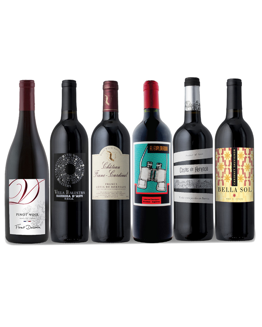 Splash Wines Robust And Bold Reds: 6 Pack