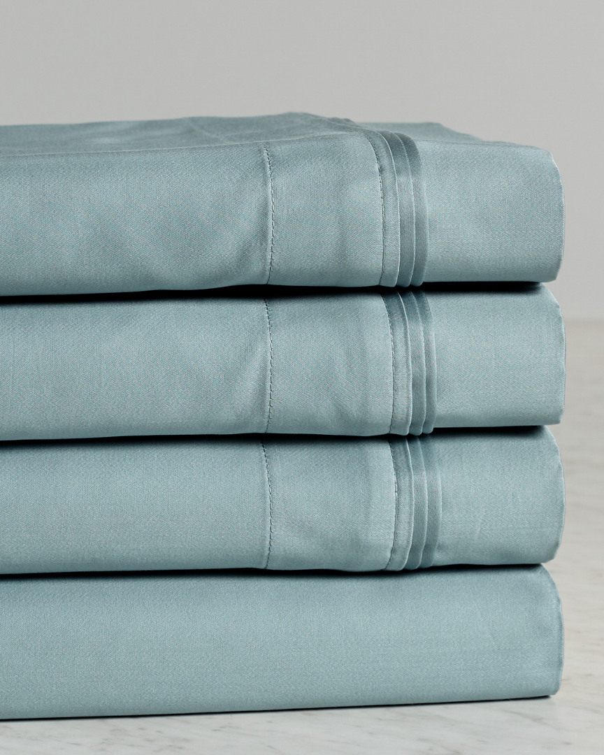 SUPERIOR SUPERIOR 650 THREAD COUNT EGYPTIAN COTTON SOLID DEEP POCKET SHEET SET