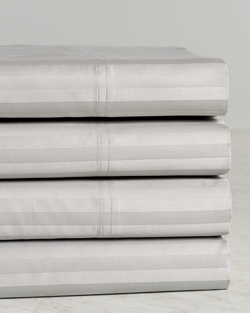 Superior Discontinued  650 Thread Count 100% Egyptian Cotton Striped Sheet Set