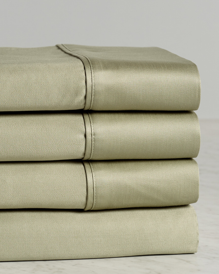 Superior Do Not Use  800tc 100% Egyptian Cotton Solid Sheet Set In Green