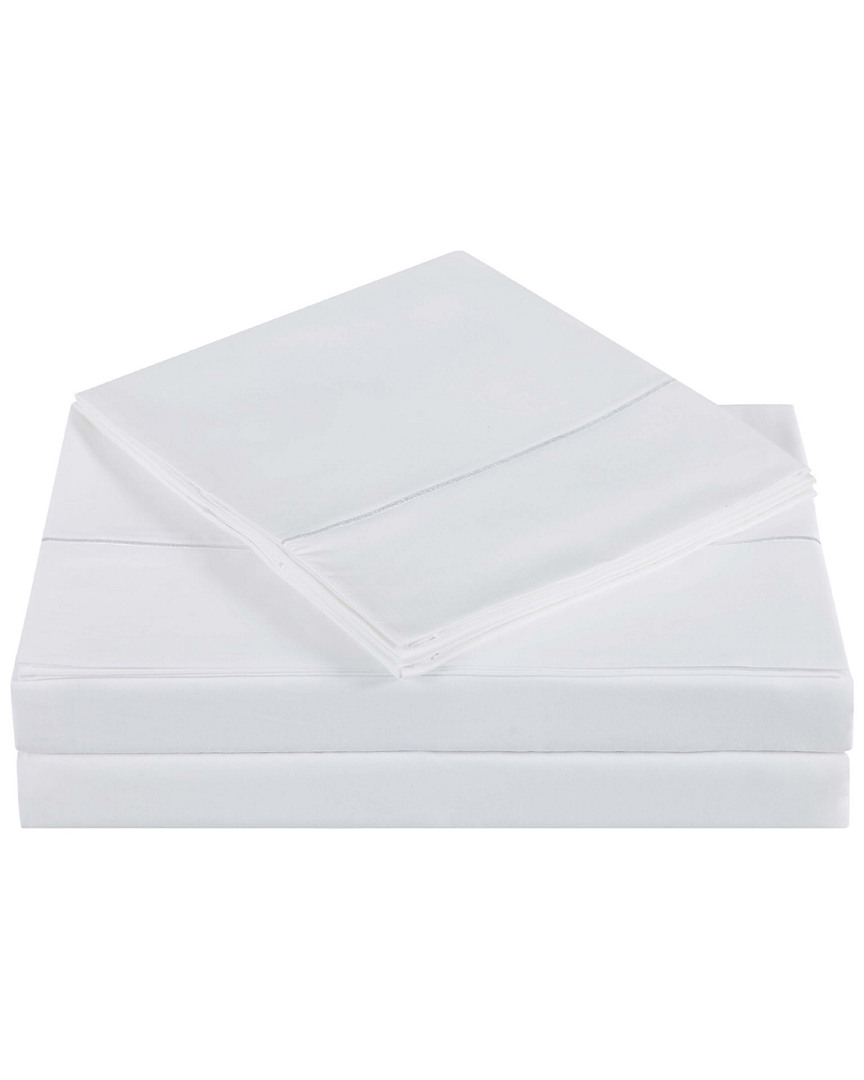 Charisma Solid Bright Sheet Set In Bright White