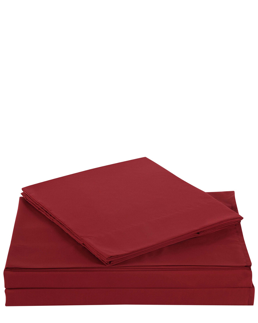 Truly Soft Everyday Red Sheet Set