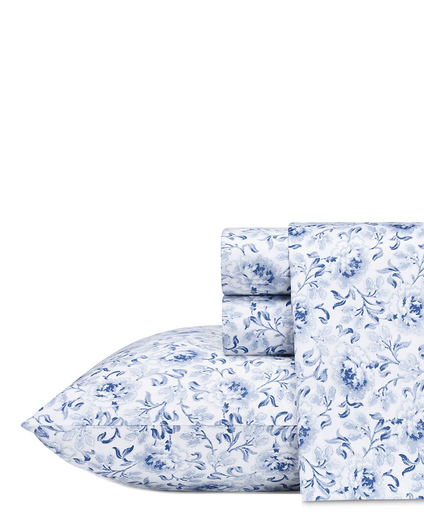 Laura Ashley Lorelei T300 Sheet Set In Blue