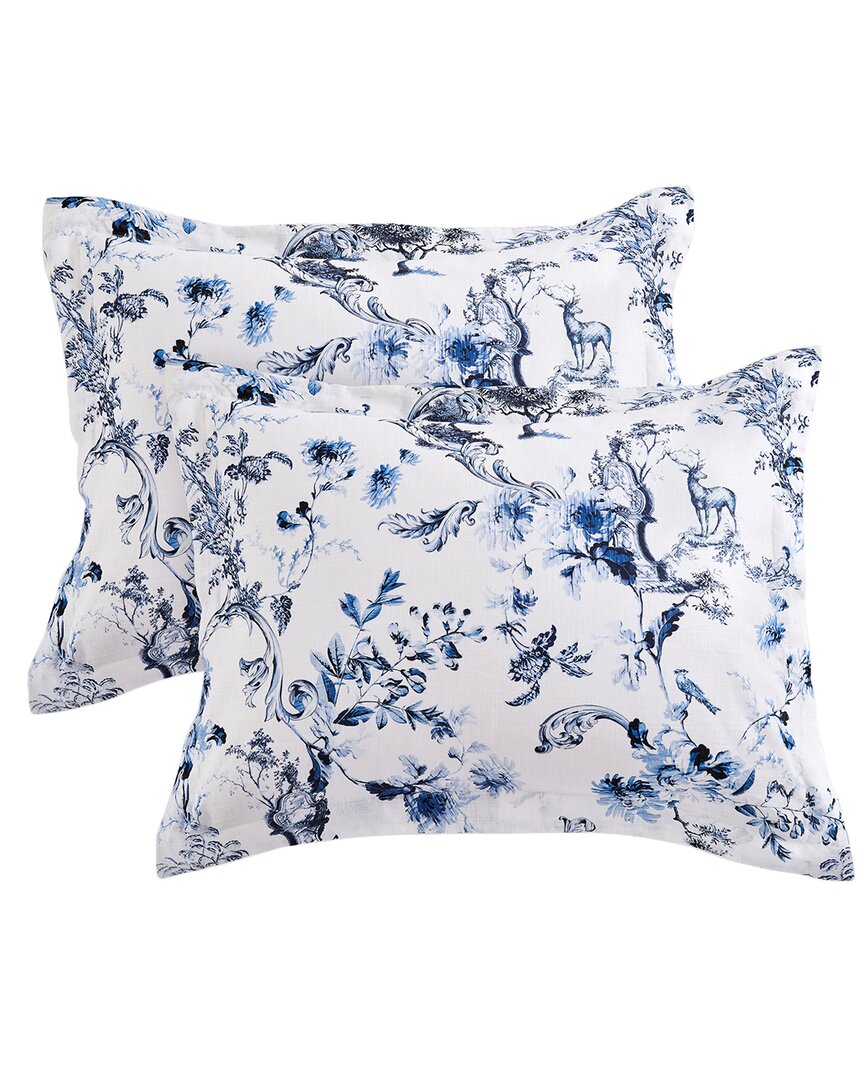 Johnny Was Set Of 2 Luca Linen-blend Shams