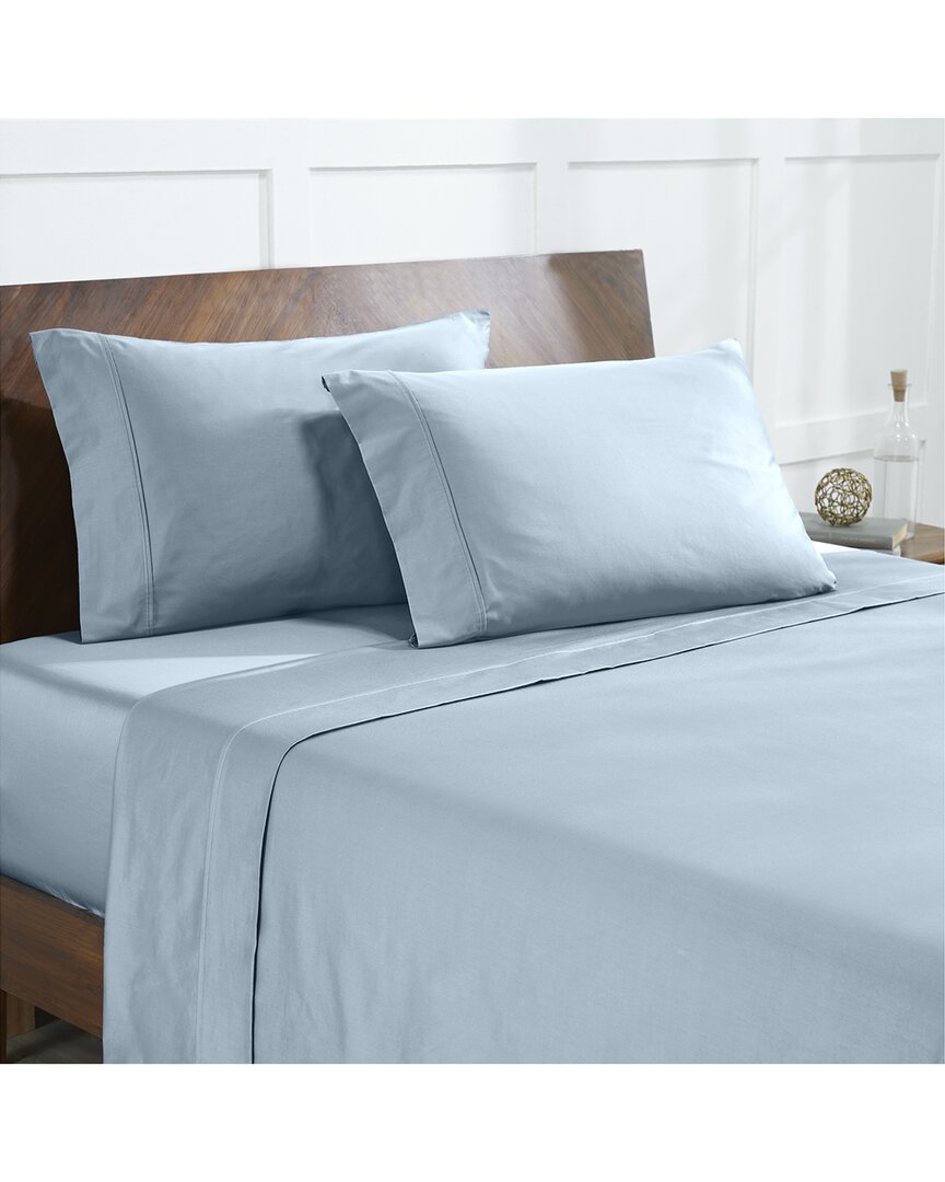 Modern Threads 400 Thread Count Egyptian Cotton Sheet Set In Blue