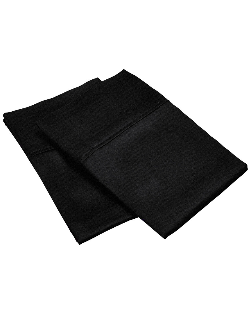 Superior 300tc Modal Pillowcases In Black