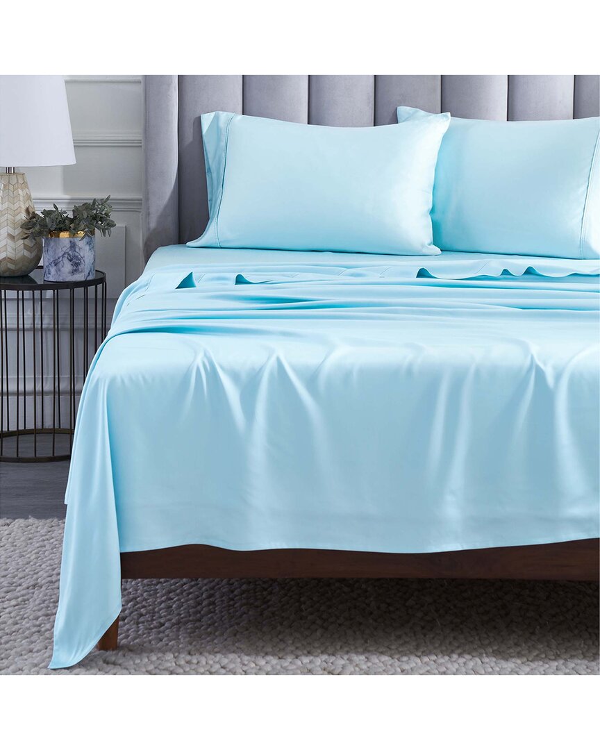 SUPERIOR SUPERIOR MODAL FROM BEECHWOOD 400 THREAD COUNT LIGHTWEIGHT COOLING SOLID DEEP  POCKET BED SHEET SET 