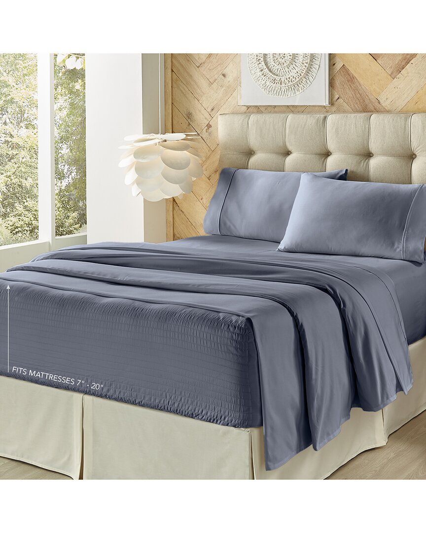 J Queen New York J. Queen New York 300 Thread Count Premier Sateen California 4pc Sheet Set
