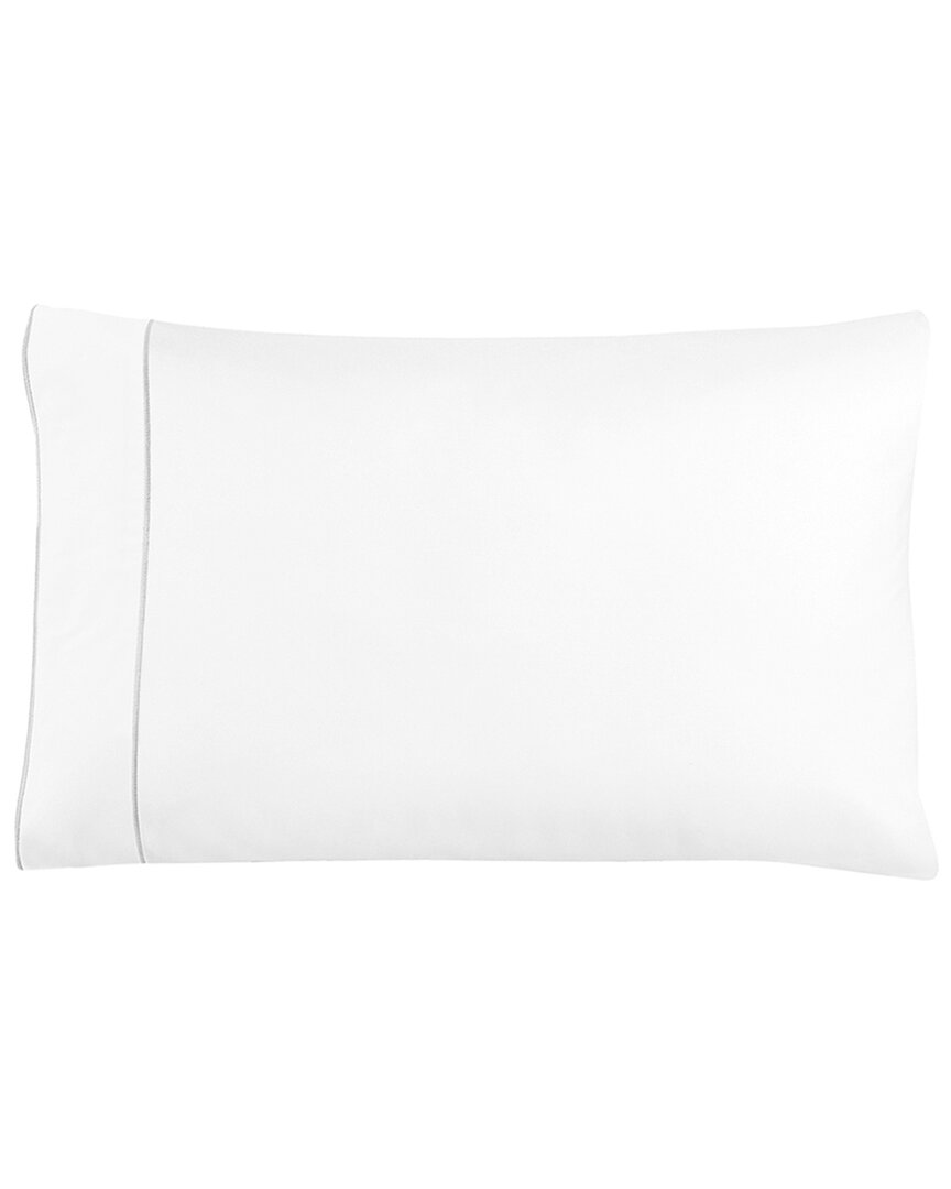 Melange Mélange Home 600 Thread Count Framed Embroidery Sateen Cotton Pillowcases