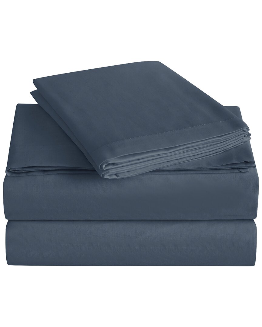 Charisma 310tc Cotton Sheet Set In Blue