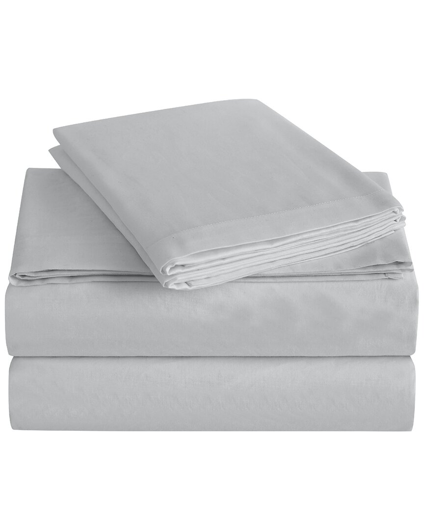 Charisma 310tc Cotton Sheet Set In Grey