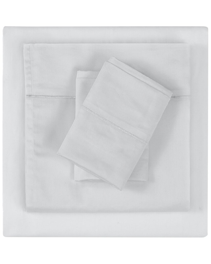 Christian Siriano 300tc Cotton Sheet Set In Grey