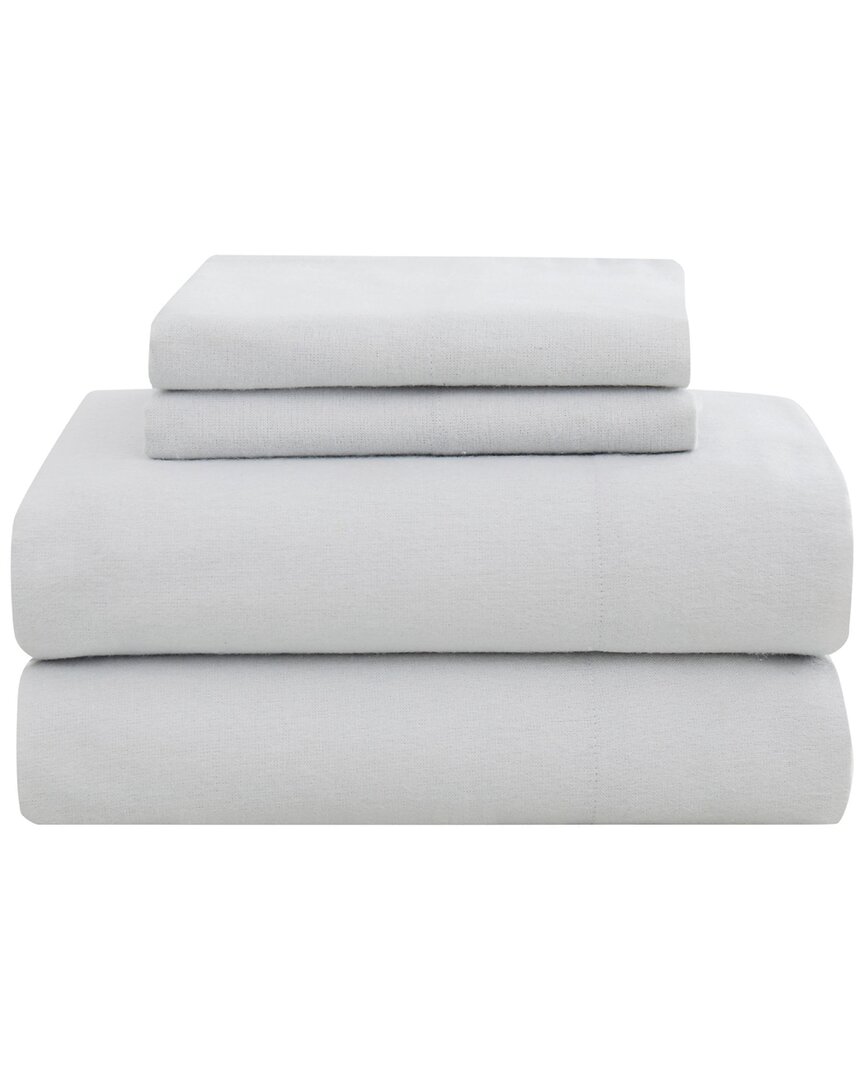 Truly Soft Flannel Sheet Set In Grey