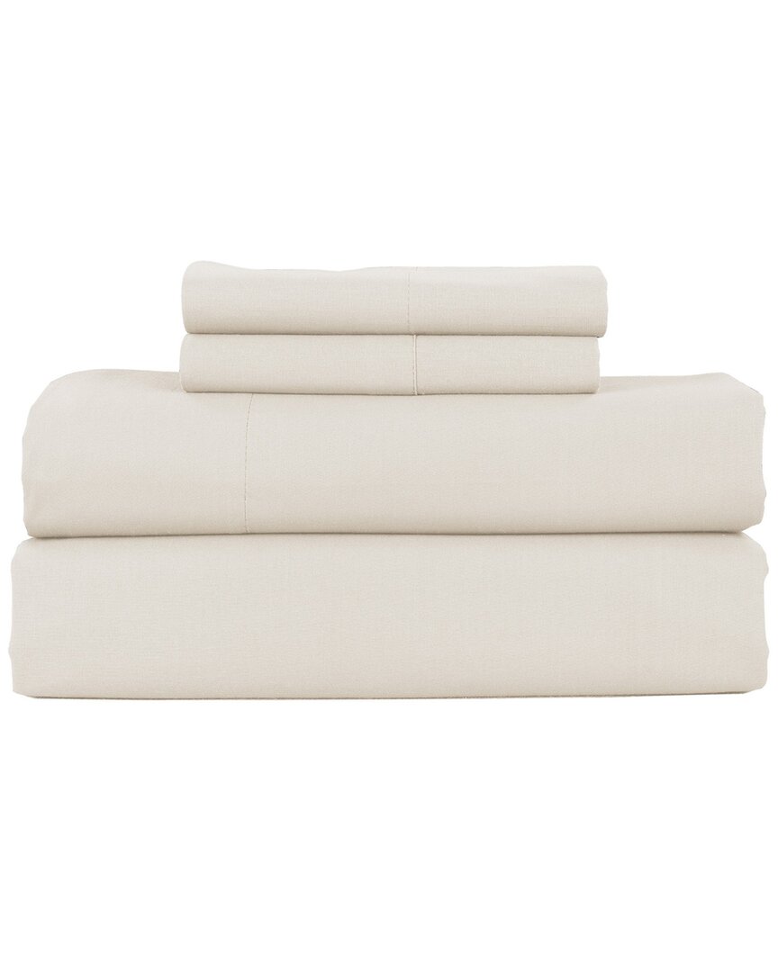 Nouvelle Home Perfectly Cotton Sheet Set In Ivory
