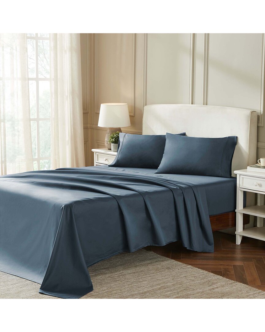 SUPERIOR SUPERIOR 850 THREAD COUNT 100% COTTON SOLID BED SHEET SET 