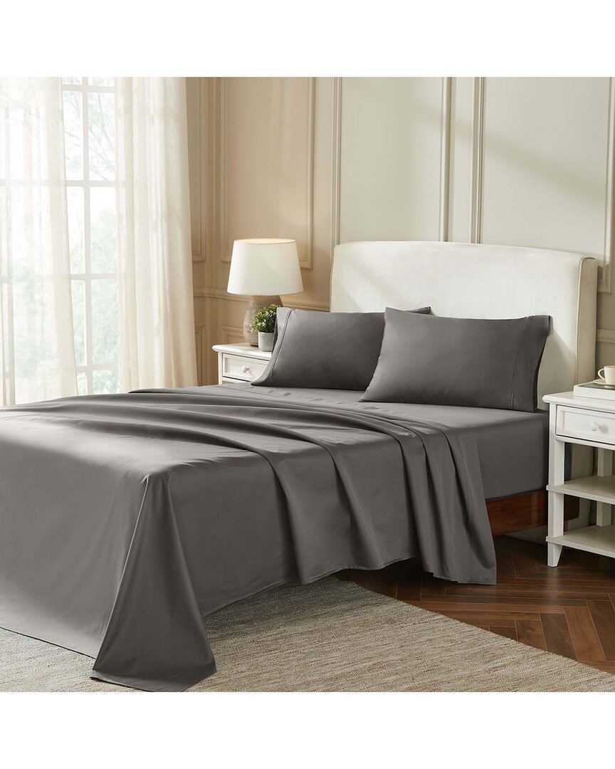 SUPERIOR SUPERIOR 850 THREAD COUNT 100% COTTON SOLID BED SHEET SET 