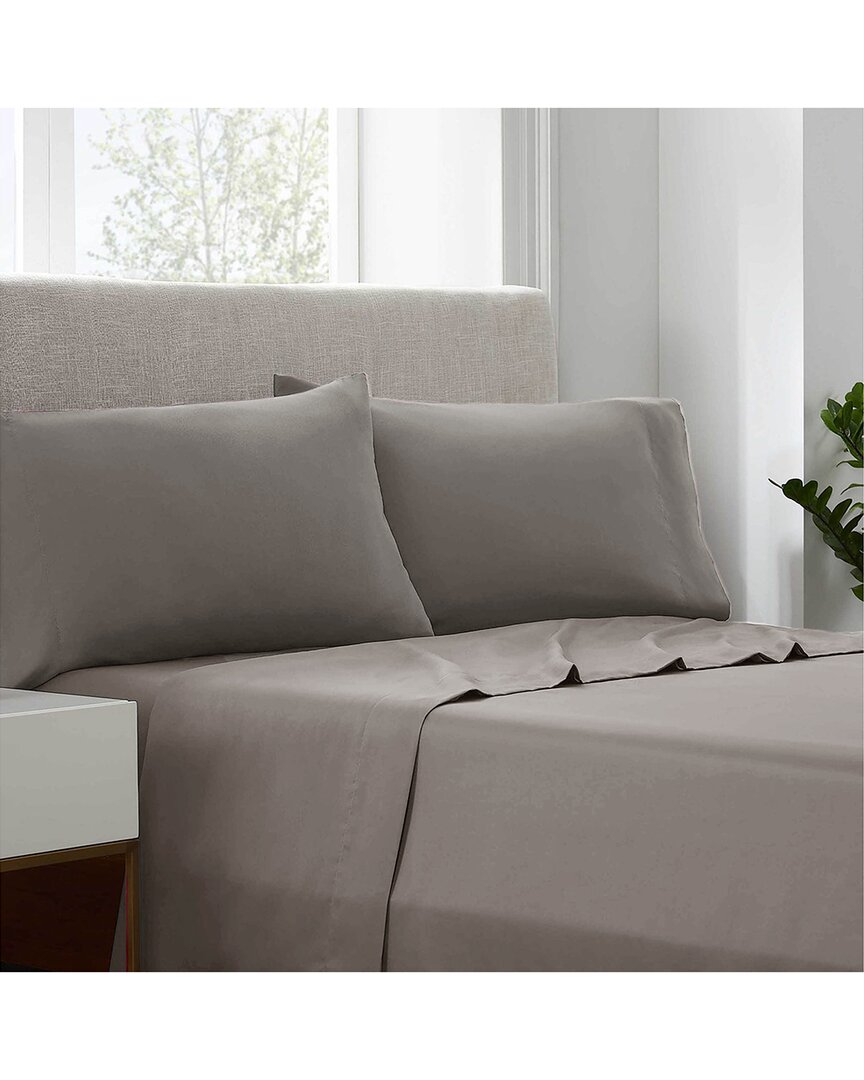Linum Home Textiles Cotton 400tc Pillowcase Set In Silver