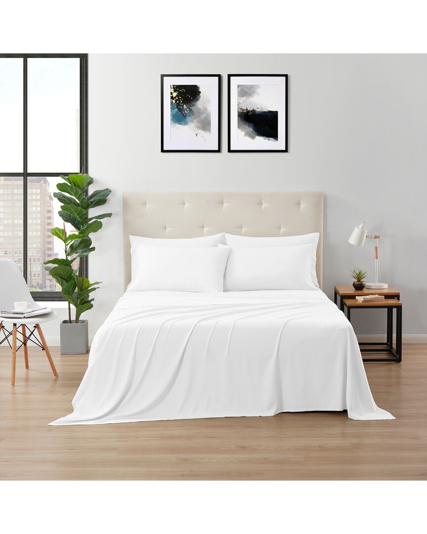 Kathy Ireland Bamboo Cooling Sheet Set - White