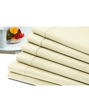 US ARMY 6pc Embossed Greek Key Sheet Set