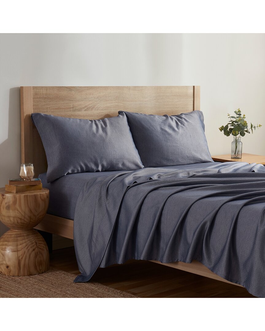 Kathy Ireland Herringbone Twill 4 Piece Cotton Ric