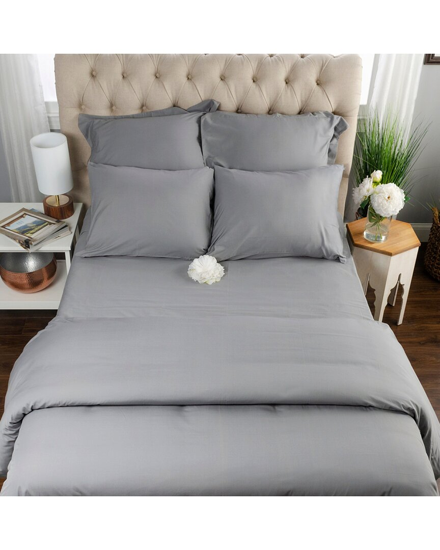 Superior Solid 300-Thread Count Cotton Percale Pillowcase Set