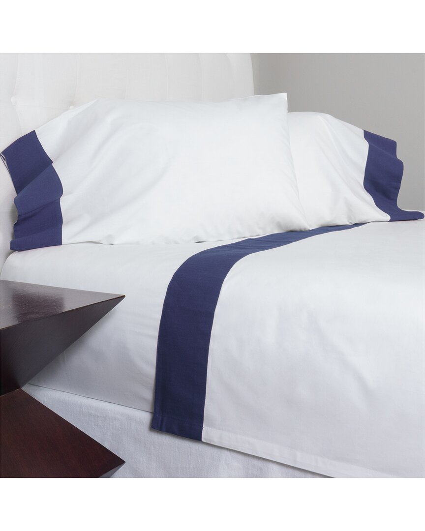 Amity Home Band Sheet Set In Blue