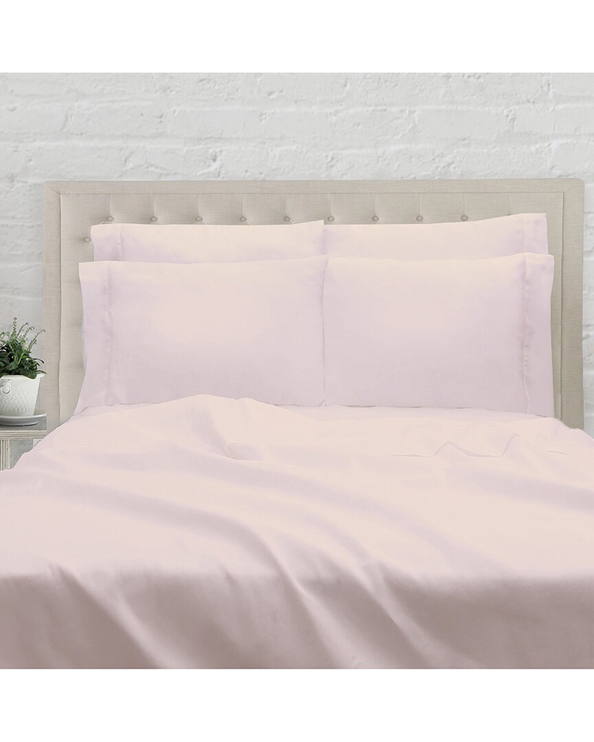 Comfort & Care Organic Cotton 300tc Sheet Set In Blush