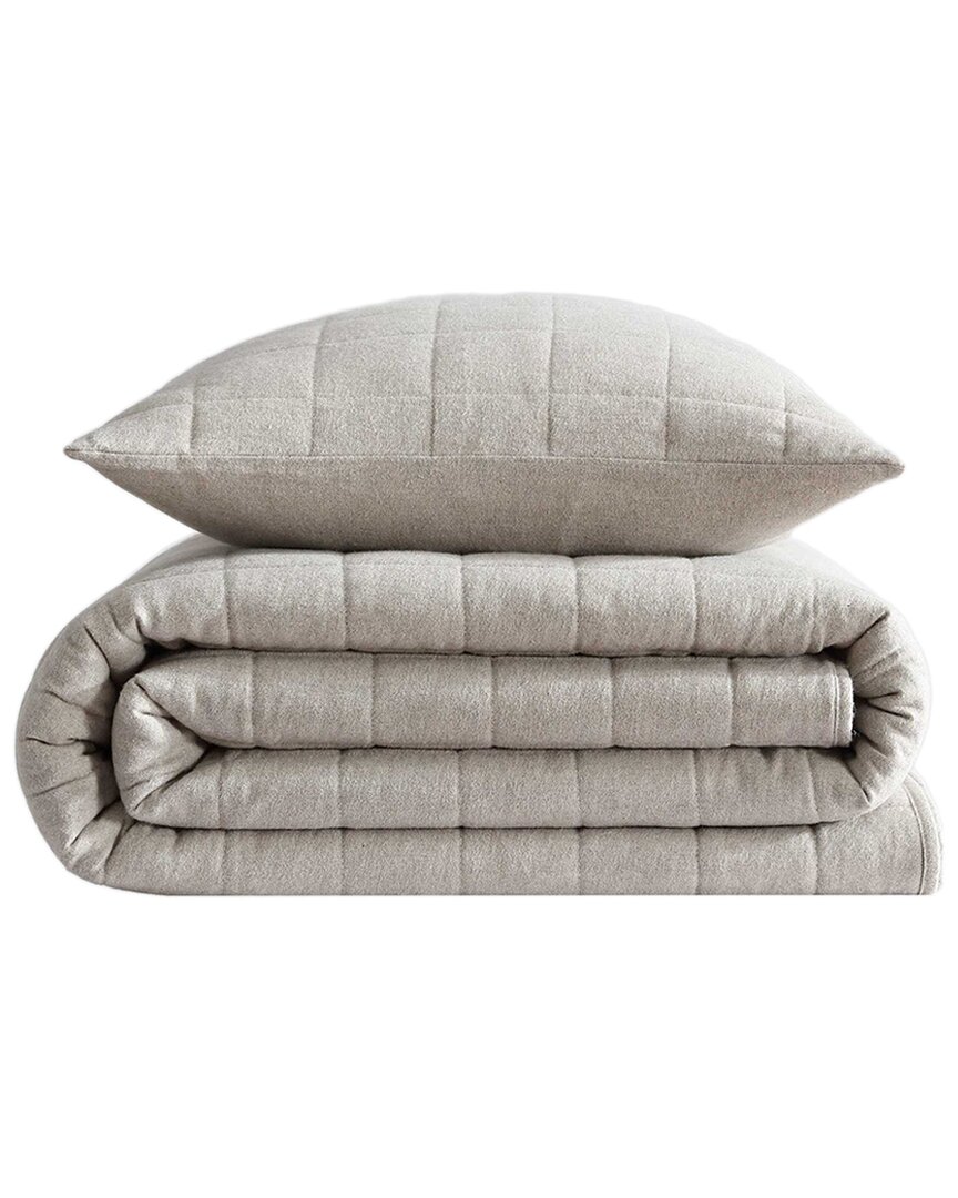 Calvin Klein Melange Flannel Cotton Sham
