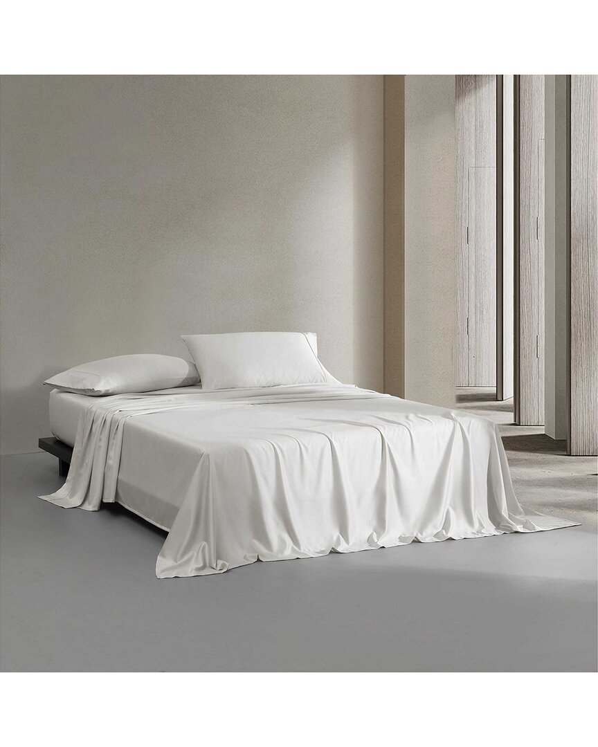 Calvin Klein 400 Thread Count Rekoop Solid Sateen Sheet Set