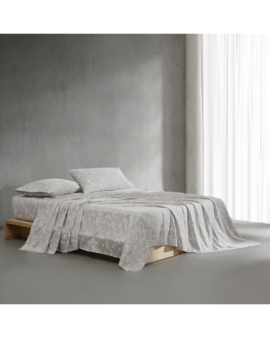 Calvin Klein 300 Thread Count Falling Petals Cotton Sateen Sheet Set