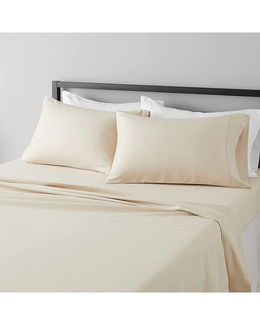 J&v Textiles 1000 Thread Count Deep Pocket Luxury Sheets In Neutral