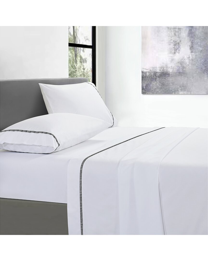 Hotel Grand Tencel Lyocell And Cotton Blend Sheet Set In White