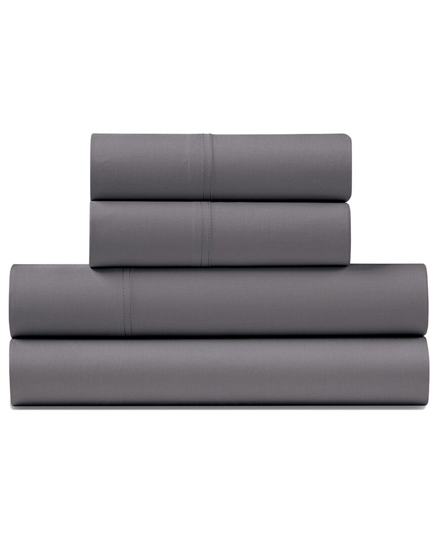 Ella Jayne 1200 Thread Count 100% Cotton Sateen 4-pc. Sheet Set, Queen In Charcoal