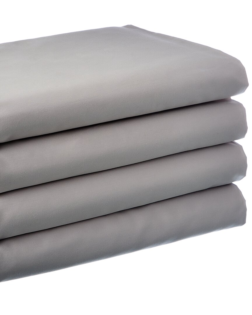 Bombacio Linens Sunrise Collection 420tc Cotton Sateen Sheet Set In White