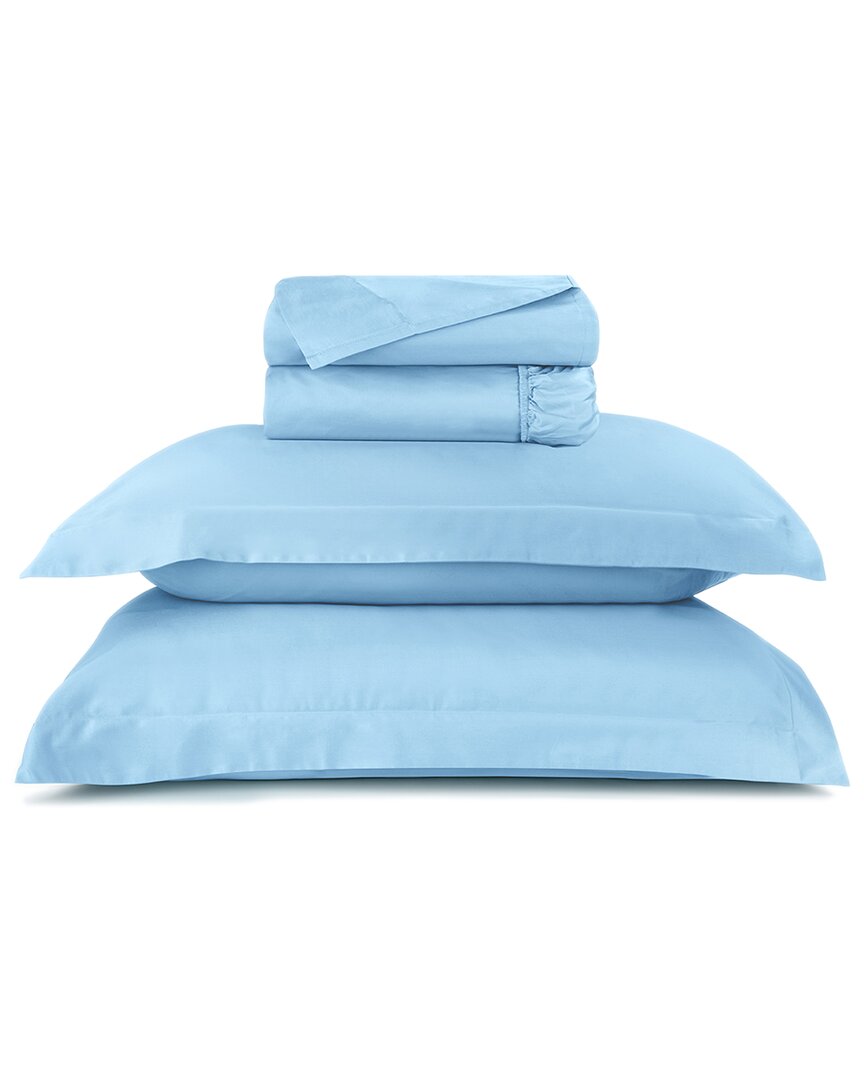 Hotel Collection Vendee 500tc Cotton Sateen Sheet Set In Blue