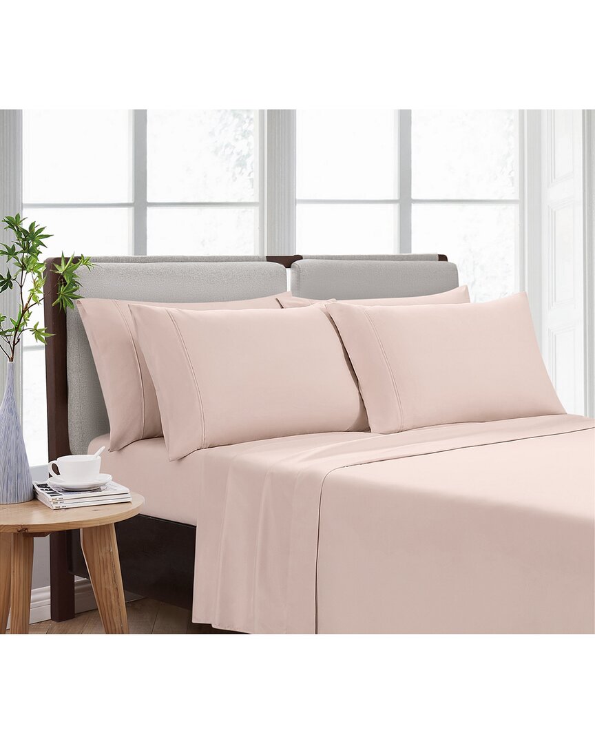Cannon Solid Sheet Set In Pink