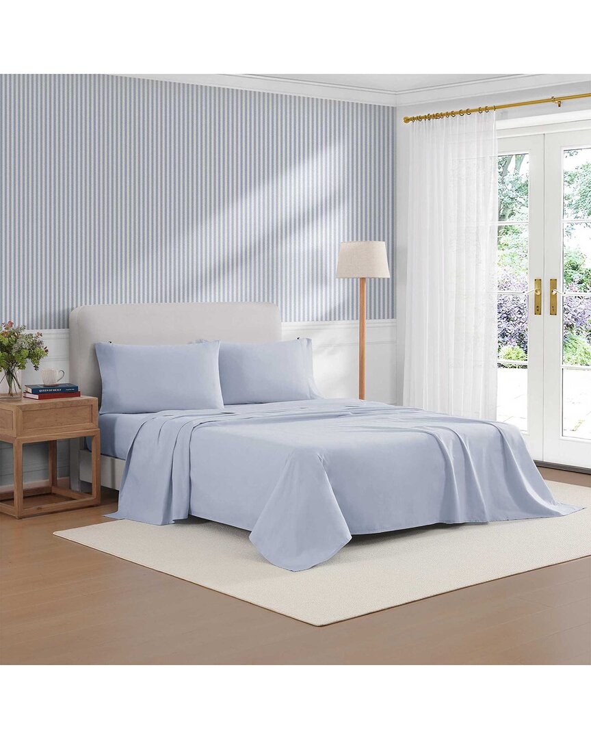 Tommy Hilfiger 180 Thread Count Th Performance Percale Cotton Cooling Finish Sheet Set